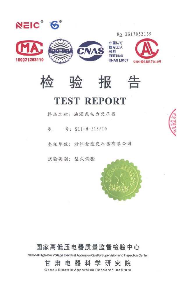 檢驗(yàn)報(bào)告